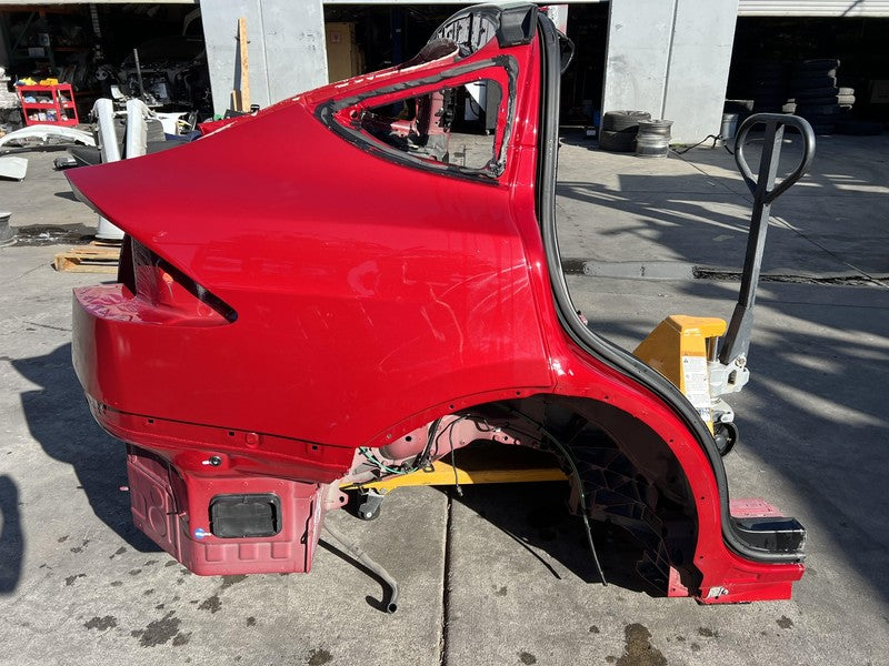 ⭕ 2016-2020 Tesla Model X Rear Quarter Panel Structural Frame Cutout Red - PPMR