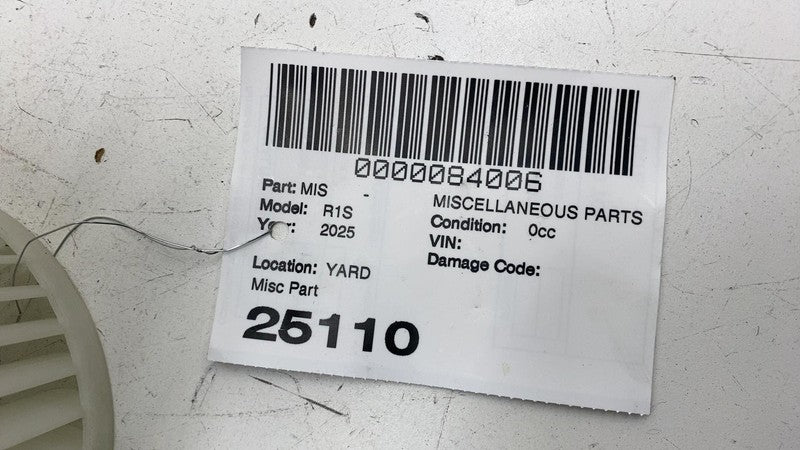 ⭕ 2022-2025 Rivian R1S Rear HVAC A/C Heater Air Blower Fan Motor w/ Module OEM