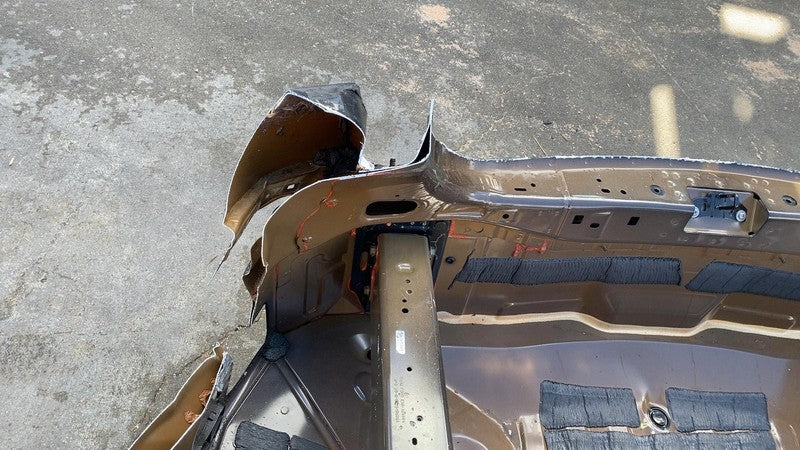 21-24 Tesla Model S Rear Closeout Tail Panel w/ Left & Right Rail Black - PBSB