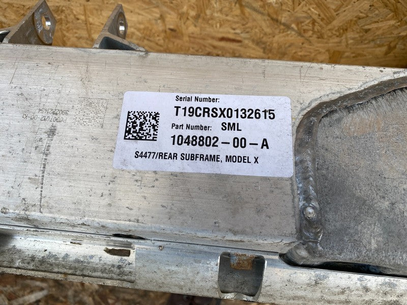104880200A ⭕ 2016-2020 Tesla Model X Rear Subframe Cradle Crossmember Carrier 1048802-00-A