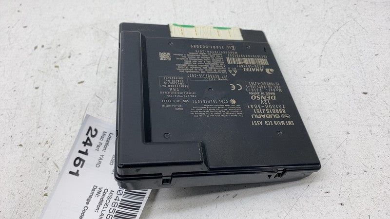 88801SJ151 2019 2020 Subaru Forester Theft ECU Smart Main Keyless Entry Access Module Unit