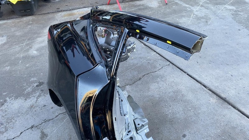 ⭕ 2021-2023 Tesla Model 3 Rear Right Quarter Panel Structural Cutout Black PBSB