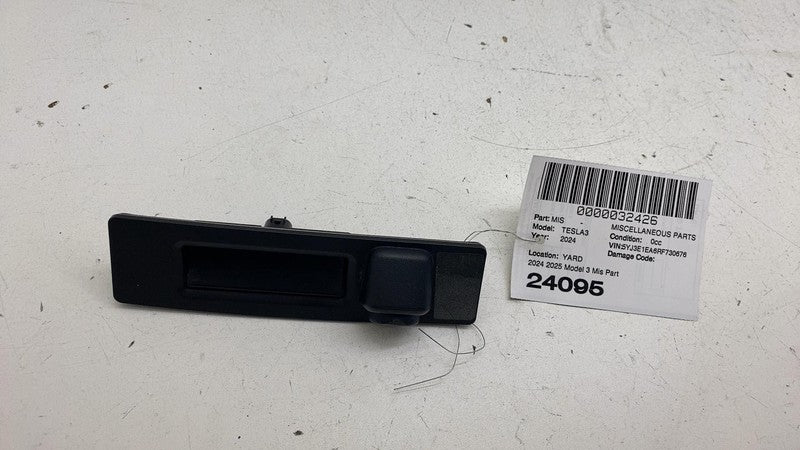 ⭕ 2024-2025 Model 3 Trunk Lid Liftgate Release Handle w/ Backup Camera