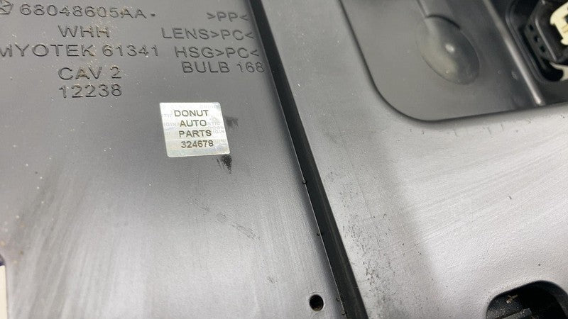 ⭕ 2007-2017 Jeep Wrangler Rear License Plate Bracket Holder Frame OEM