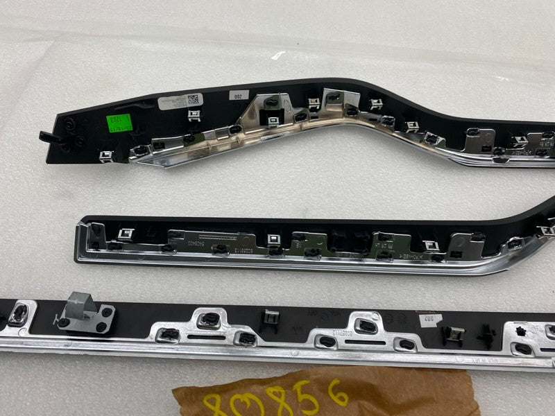 1036081 ⭕2016-2020 Tesla Model X SET of Front & Rear Left & Right Door Molding Trim Assy