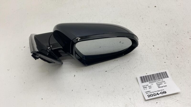 2017-2022 Kia Niro Right Mirror Power Fold Heat Signal Blind Spot Detection Blue