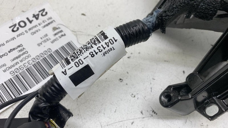 ⭕12-15 Model S Front Right Exterior Rear View Door Mirror Blue PMMB 10