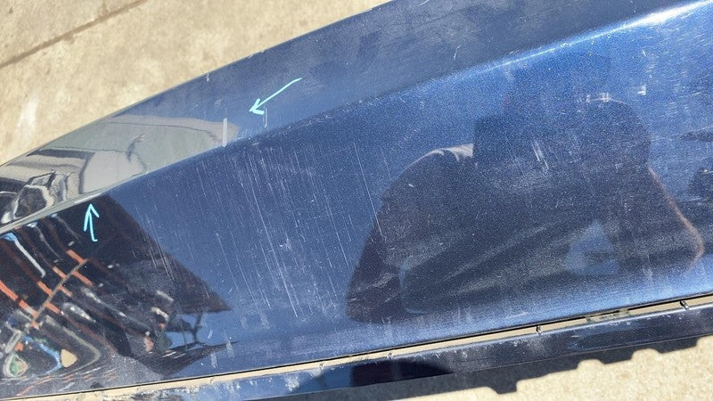 ⭕ 12-15 Tesla Model S Rear Bumper Cover w/o Park Assist Blue PMMB 6008