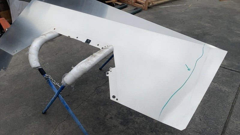 1928316-00-A ⭕ 24-25 Cybertruck Rear Driver Side Left Quarter Panel Fender Sail 1928316-00-A