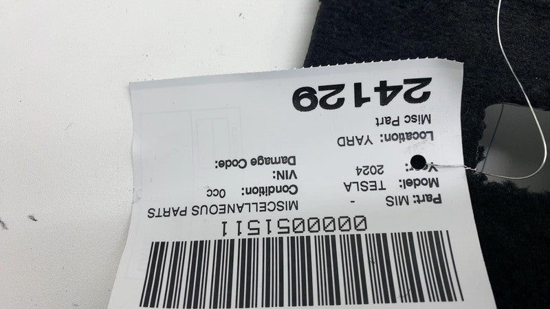 2024-2025 Tesla Cybertruck Front Driver Side Pedal Trim Carpet Left 18