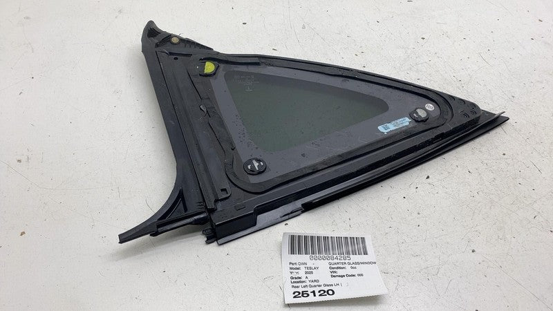 149574070J ⭕ 2020-2024 Tesla Model Y MY Rear Left Quarter QTR Window Glass LH 1495740-70-J
