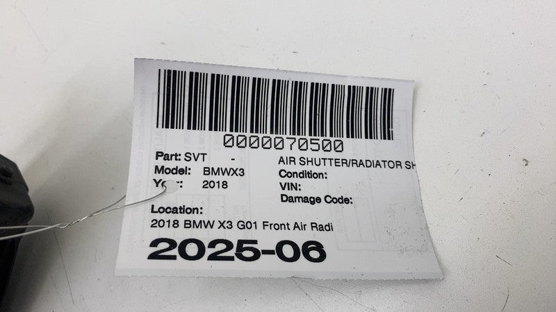 3U749723103 ⭕ 2018-2021 BMW X3 X4 Front Bumper Air Flap Intake Grille Louver 3U 749723103