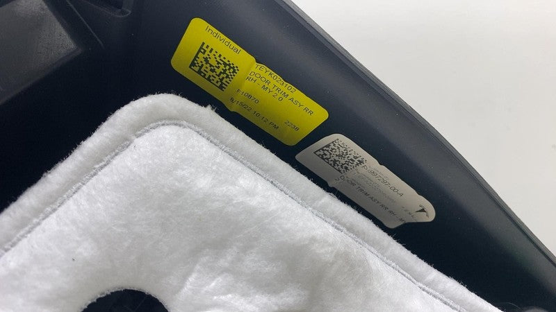 1997297-00-A ⭕20-23 Model Y Rear Passenger Side Door Panel Trim Card Cover Right 1997297-00-A