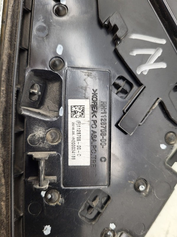 1128708 00 C ⭕ 18-20 Model X Passenger Door Chrome Upper Molding Bright Right RH 1128708-00-C