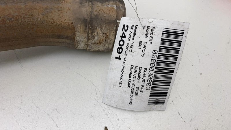 ⭕ 2014-2021 Ram ProMaster 1500 2500 3500 3.6L Exhaust System Pipe Tube Assembly