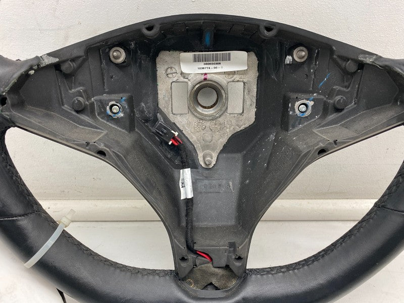 1036774-00-C ⭕2012-2020 Tesla Model S X Driver Steering Wheel Black Assembly 1036774-00-D OEM