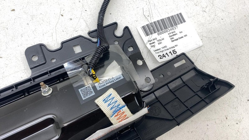 107782600D ⭕ 2017-2023 Tesla Model 3 Y Right Lower Knee Safety Airbag Module 1077826-00-D