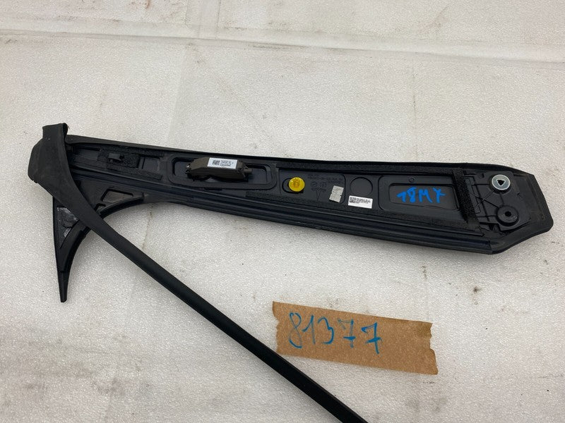108390200B 16-20 Model X Right B-Pillar Applique Trim Molding w/ Camera & Seal 1083902-00-B