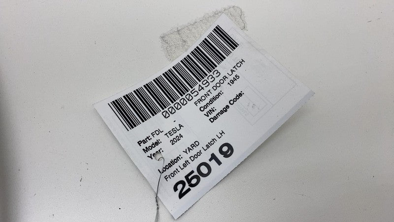1852216-00-D ⭕ 24-25 Tesla Cybertruck Front Left Door Lock Latch Actuator Assy 1852216-00-D