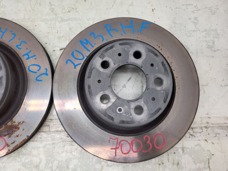 Does Not Apply 2017-2023 Tesla Model 3 M3 Front PAIR Left & Right Brake Disc Rotor Assembly OEM