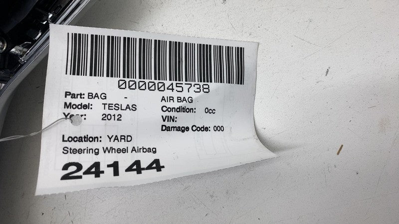 101426501B 2012-2015 Tesla Model S Steering Wheel Airbag Module w/ Retainer Plate Bracket