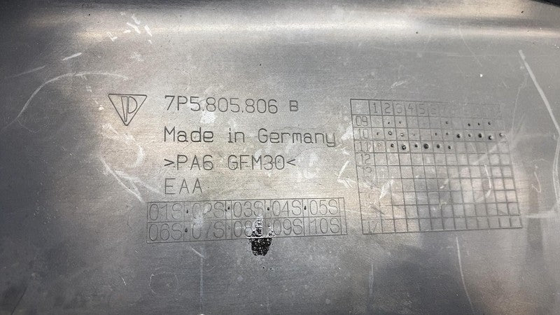 7P5 805 806 B 2011 2012 2013 2014 Porsche Cayenne Engine Bay Cover Panel Center Side Hood Lock