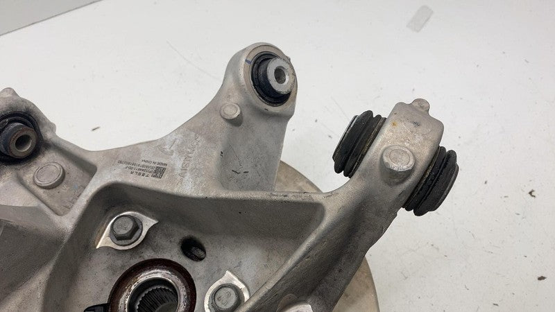 104441100F ⭕ 2017-2023 Tesla Model 3 Rear Left Spindle Knuckle w/ Hub & Shield 1044411-00-F