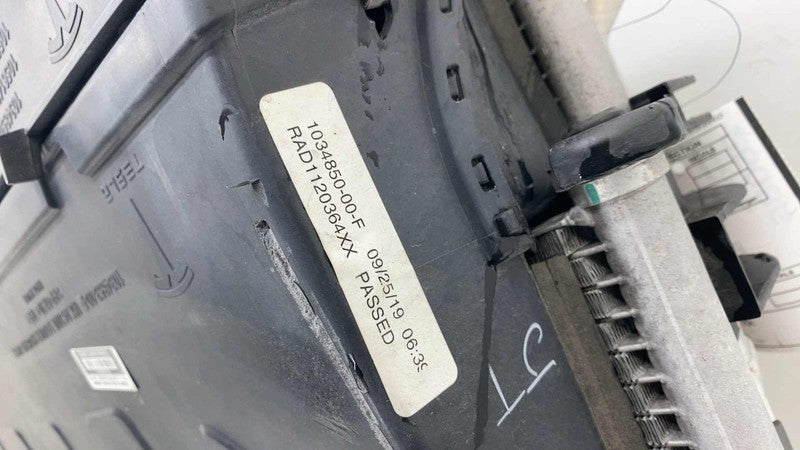 ⭕ 16-20 Tesla Model X Radiator Cooling Fan Condenser Active Louvre 103