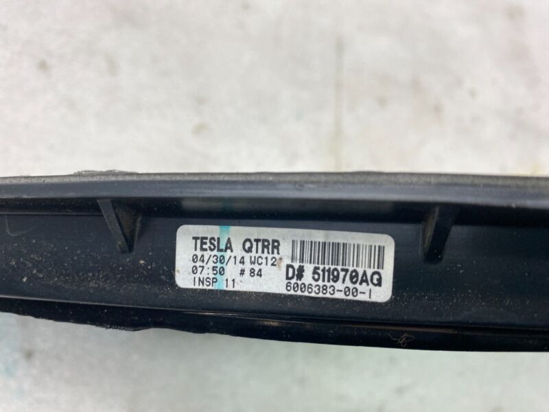 2012-2021 Tesla Model S MS Rear Passenger Side Quarter Window Glass Right RH OEM