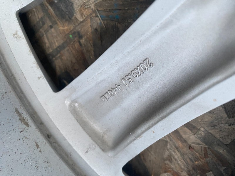 1027245 00 C 2016-2020 Tesla Model X 20" Wheel Rim 20x9.5 +40MM Continental Tire 275/45R20 x3