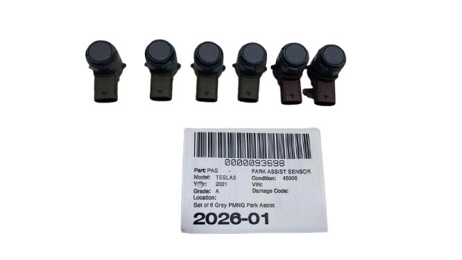 ⭕ 2017-2023 Tesla Model 3 Set of 6 Bumper Parking Assist Sensor OEM 11