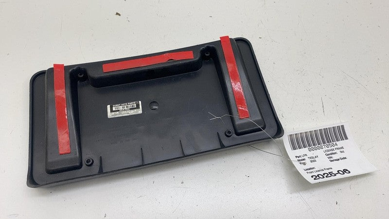 ⭕ 20-23 Tesla Model Y MY Front License Plate Molding Bracket Holder 14