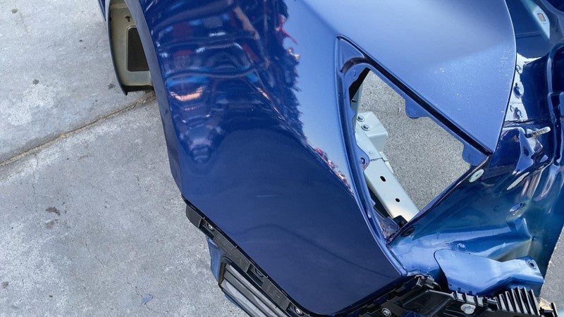 ⭕ 17-20 Tesla Model 3 Rear Left Quarter Panel Structural Frame Cut Blue - PPSB