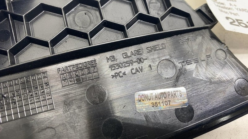 ⭕ 2017-2023 Tesla Model 3 Interior Rear View Mirror Glare Shield 15302