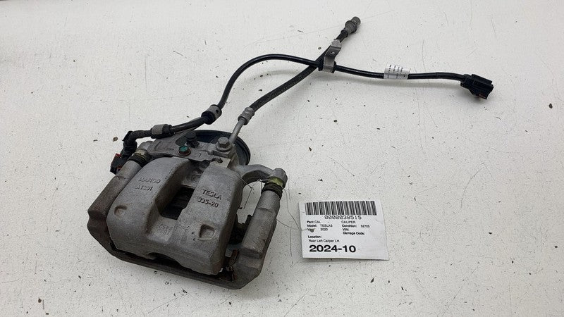 1044623-00-H ⭕ 2017-2025 Tesla Model 3 Rear Left Caliper w/ Brake Line Hose BASE 1044623-00-H