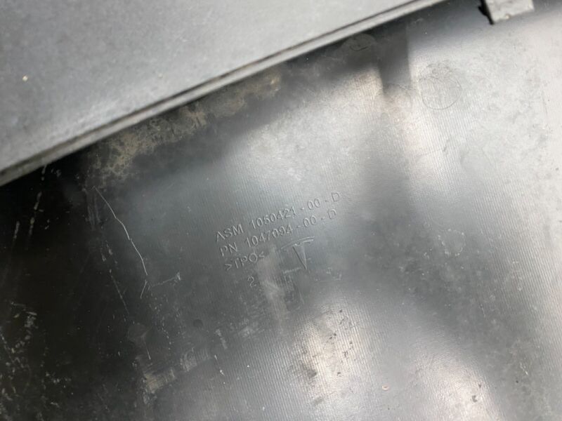 1050421-00-D 2016-2020 Tesla Model X MX Front Bumper Lower Under Tray Skid Plate Diffuser OEM
