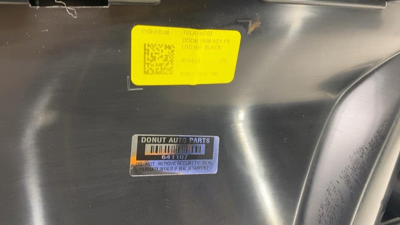 ⭕ 21-23 Tesla Model 3 Front Passenger Side Interior Door Panel Trim Card Right