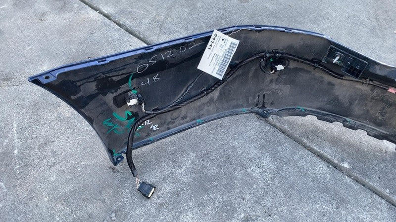 600817900E 2012-2015 Tesla Model S MS Rear Bumper Cover w/ Park Sensor & Harness Blue PPSB
