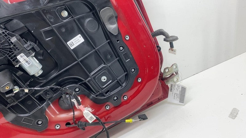 ⭕ 2017-2020 Tesla Model 3 M3 Rear Driver Side Door Shell Panel Left LH Red PPMR