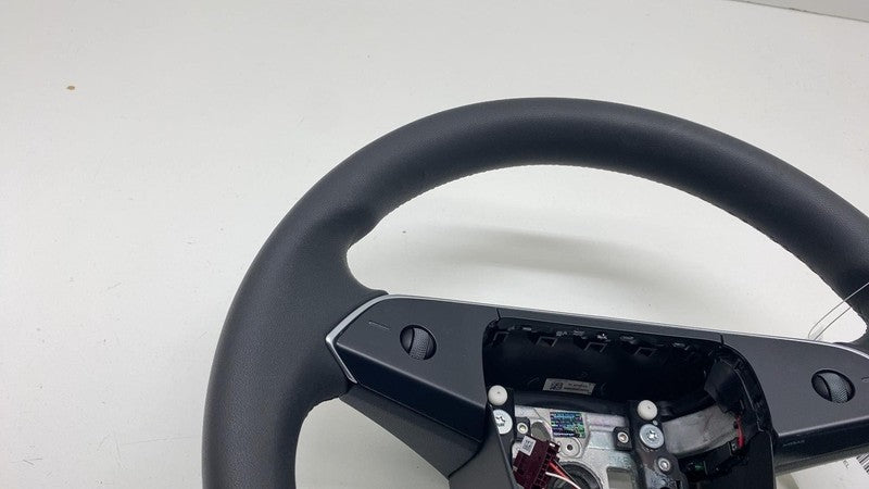 1735339-70-E 2024 2025 Tesla Model 3 Front Highland Steering Wheel Leather w/ Control Switch