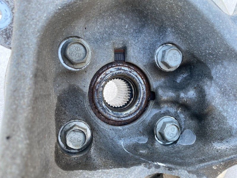 107216100A ⭕ 16-20 Model S X Rear Right Spindle Knuckle w/ Wheel Hub & Shield 1072161-00-A