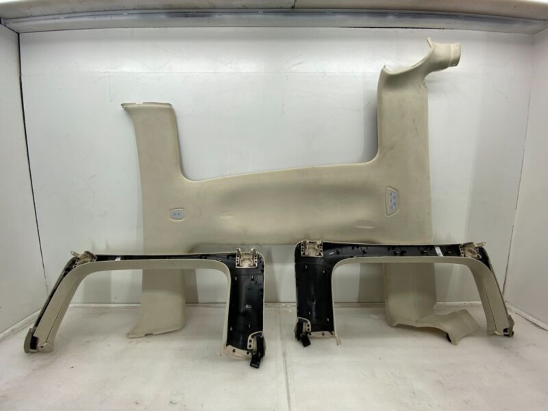 105392107J 2016-2020 Tesla Model X SET of Ceiling Headliner Door Trim + B + C-Pillar Panel