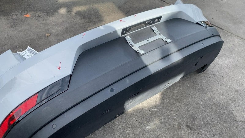 ⭕2021-2023 Polestar 2 Rear Bumper Cover Assy w/ Park Sensor & Valance Silver 729