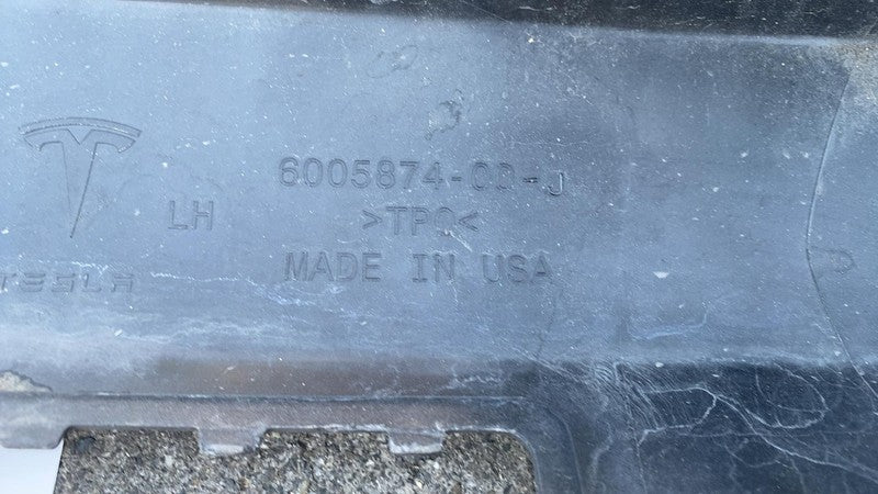 600587400J ⭕ 12-20 Model S Driver Side Skirt Rocker Molding Sill Panel Left LH 6005874-00-J