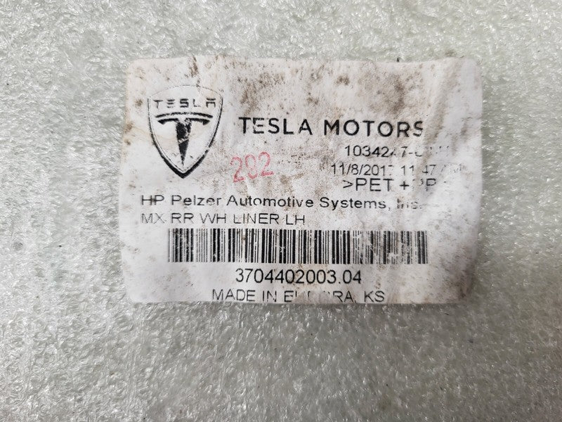 ⭕2016-2020 Model X Rear Left Quarter Wheelhouse Liner Splash Shield 10