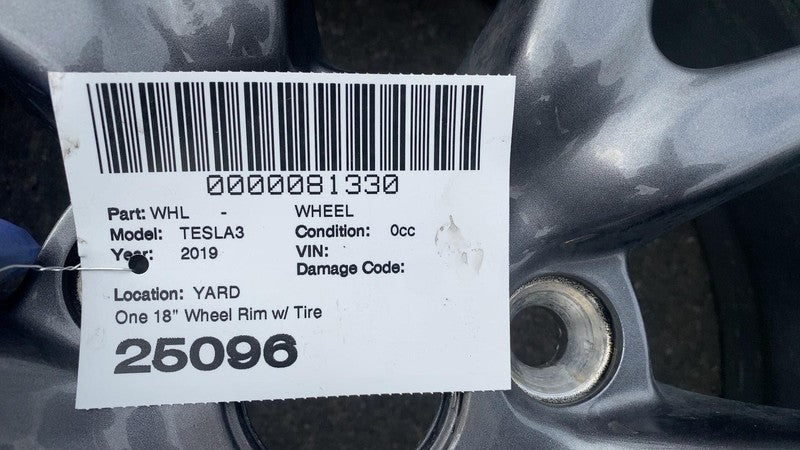 104422100C ⭕ 2017-2020 Tesla Model 3 Wheel Rim 18x8.5J+40MM + Toyo Tire 235/45 1044221-00-C