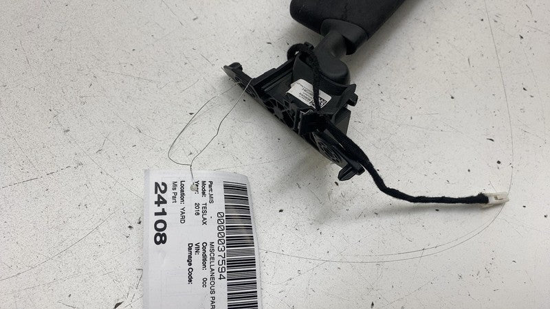 1108417-06-C ⭕16-23 Tesla Model X Front Left Windshield Sun Visor Black Sunvisor 1108417-06-C