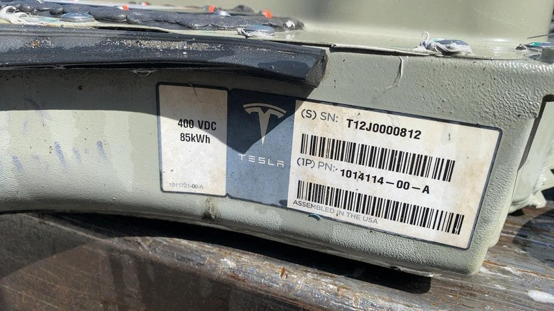 1014114 00 A ⭕ 12-15 Model S High Voltage Battery Pack Module 85kWh 400VDC RWD 1014114-00-A