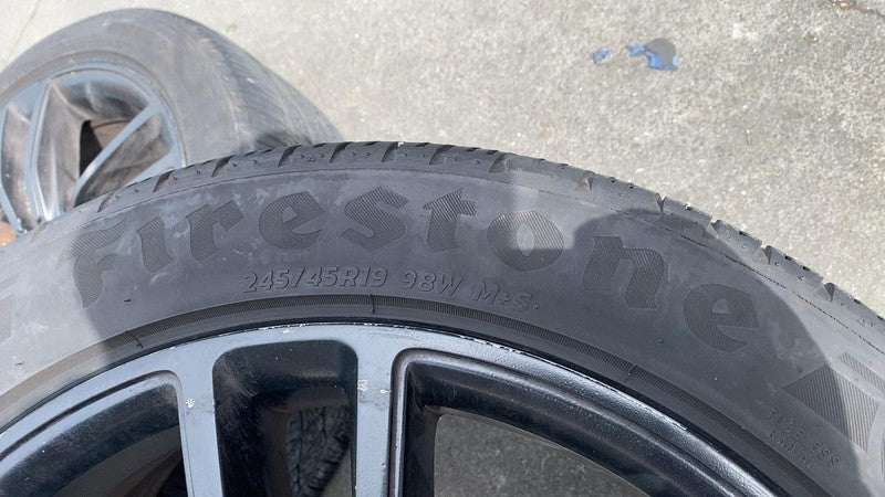 ⭕ 12-15 Model S MS SET of Wheel Rim 19x8.0+40mm + Tire 245/45 R19 6007