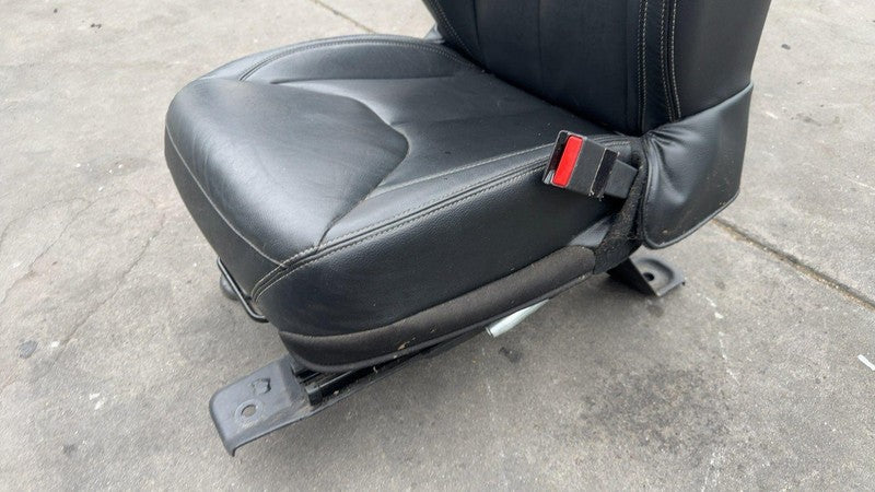 ⭕ 11-17 Jeep Wrangler Front Passenger 1st Row Bucket Seat Black Leather Right RH